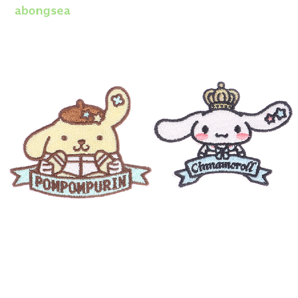 1 Miếng Vá Trang Trí Quần Áo Hình Sanrio Kuromi Cinnamoroll