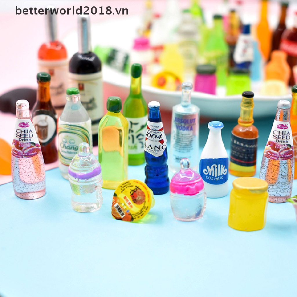 Set 10 / 20 Chai Rượu Coca Cola Mini Cho Nhà Búp Bê