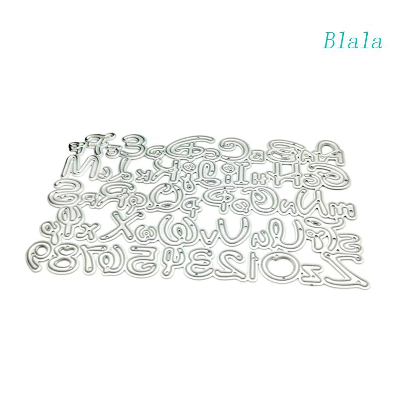 Khuôn Cắt Giấy Kim Loại Hình Chữ Cái Và Số Độc Đáo