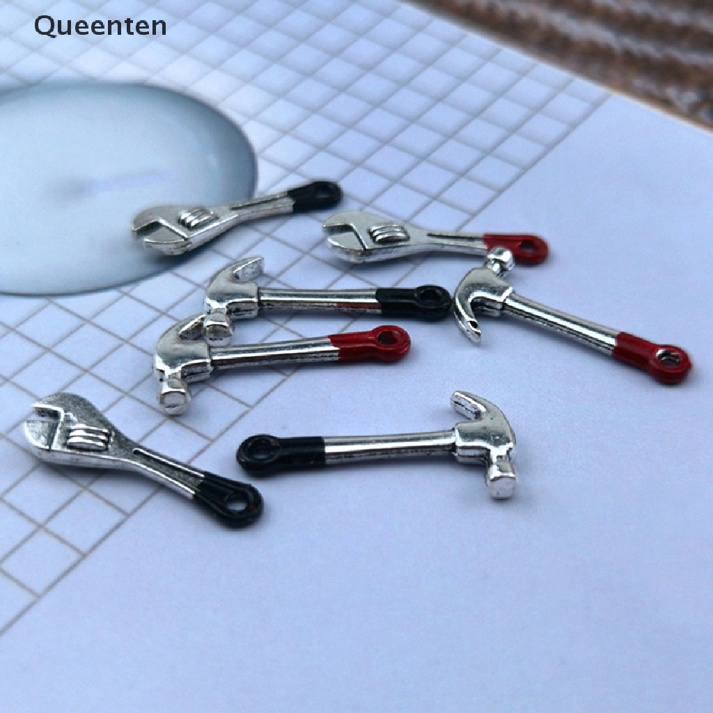 Queenten Set 2 Dụng Cụ Cờ Lê mini Dùng Để Sửa Chữa Nhà Búp Bê QT