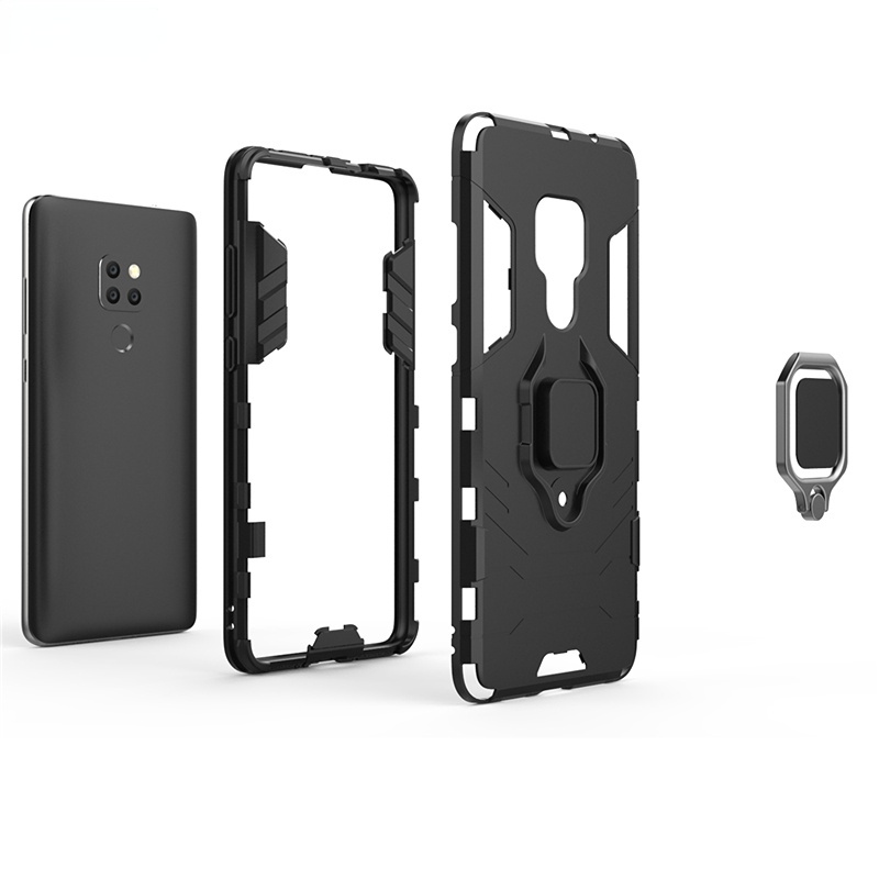 Ốp Lưng Huawei Mate 20 Có Vòng Khuyên Đỡ Điện Thoại Và Nam Châm Gắn Xe Ô Tô