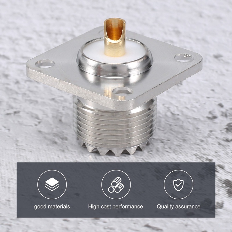 Đầu Nối Dây Cáp RF UHF Female SO239