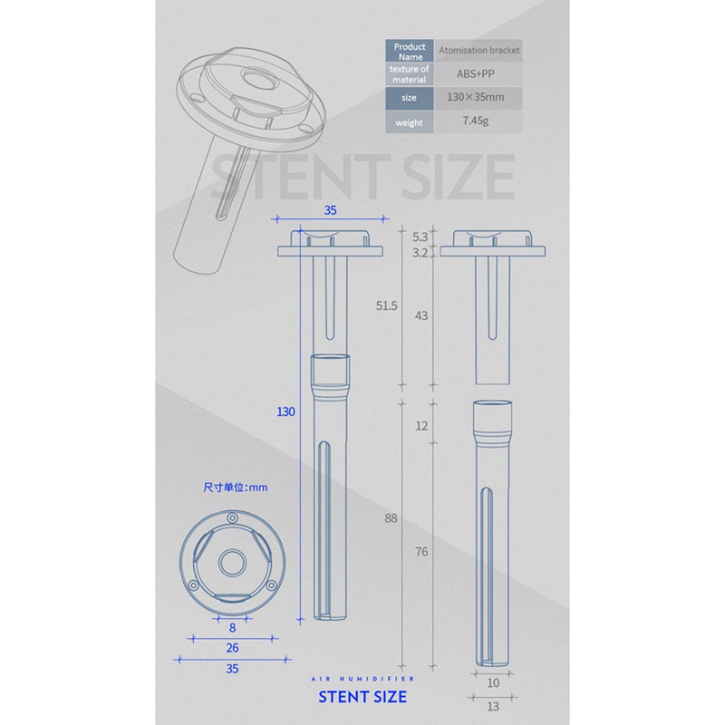 Set 4 Giá Đỡ Phun Sương Tạo Độ Ẩm Mini Bằng Nhựa Cổng USB Diy Không Cần Khoan Lỗ