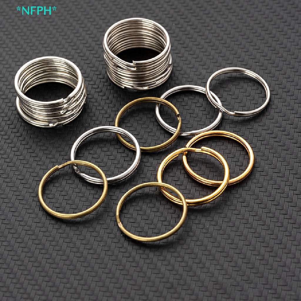 Set 20 Móc Chìa Khóa Mạ Kim Loại 25mm Dành Cho Nam Nữ Mới