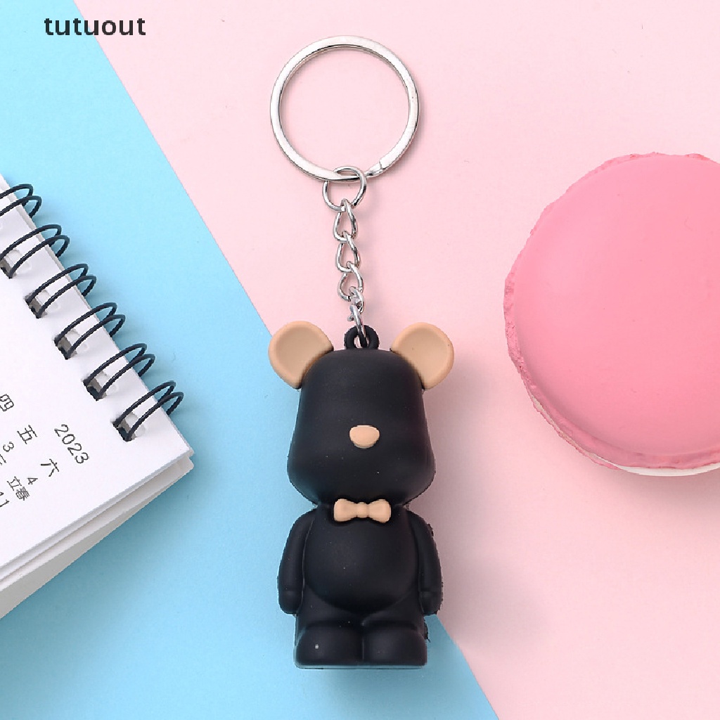 Móc Chìa Khóa Hình Gấu Bằng Acrylic Dễ Thương