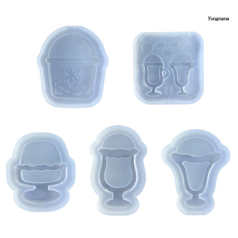 Khuôn Silicone Làm Móc Khóa / Đồ Tráng Miệng DIY