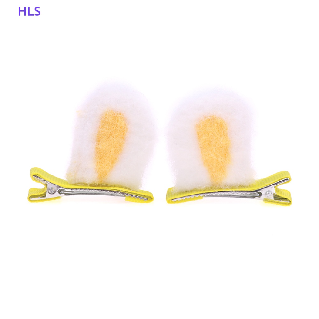 Kẹp Tóc Hình Tai Thỏ Bằng Lông Nhung Dễ Thương Xinh Xắn