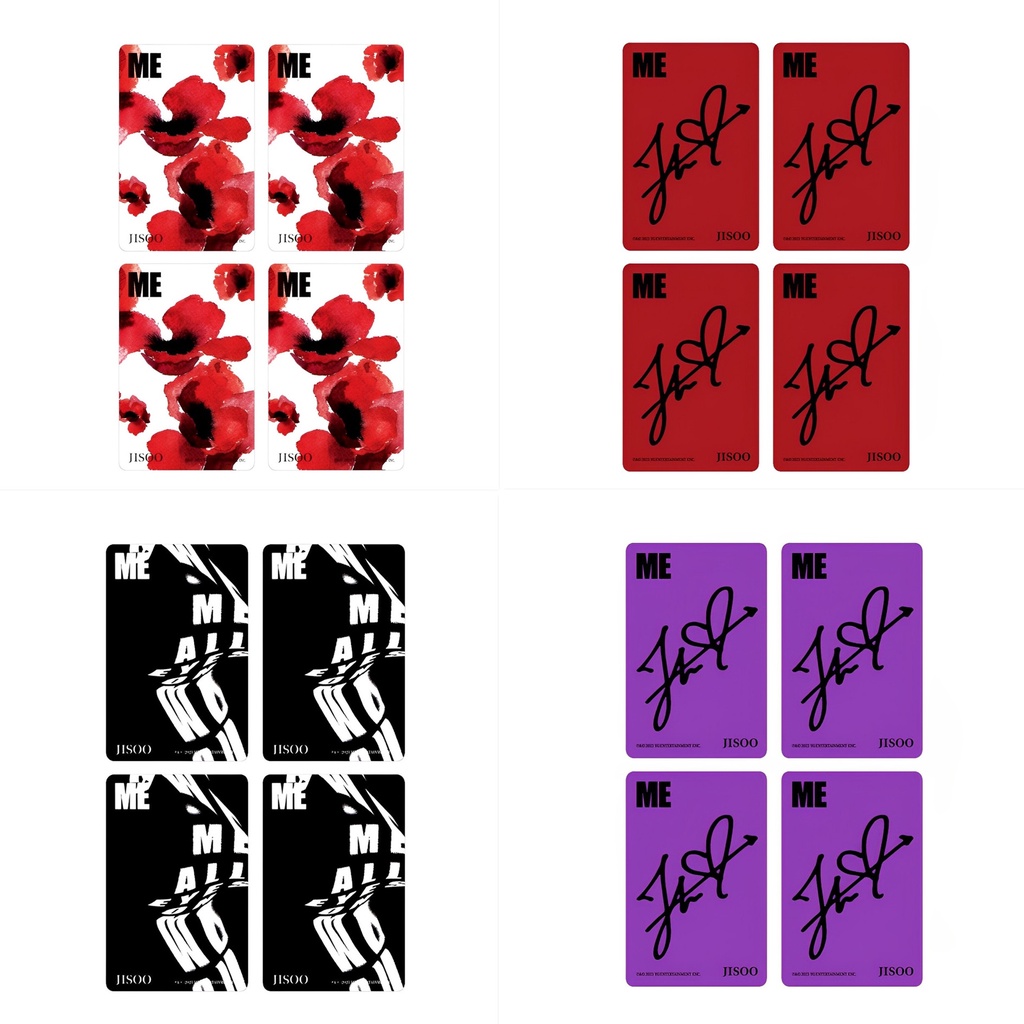 Set 4 Tấm Ảnh Lomo Card Nhóm Nhạc Blackpink