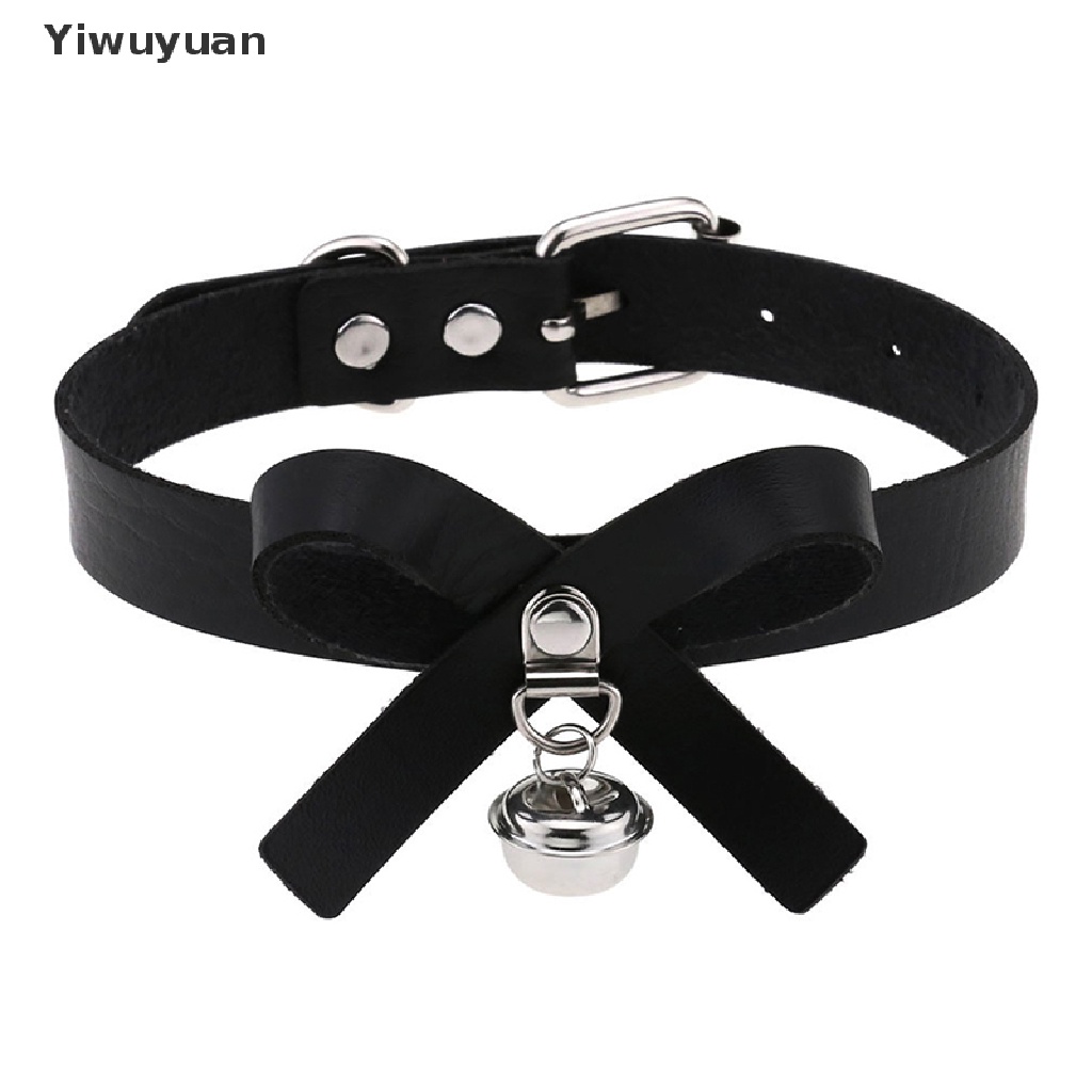 < Yiwuyuan > Vòng Cổ Choker Da Phong Cách Punk Gothic Bằng Kim Loại Cho Nam Và Nữ