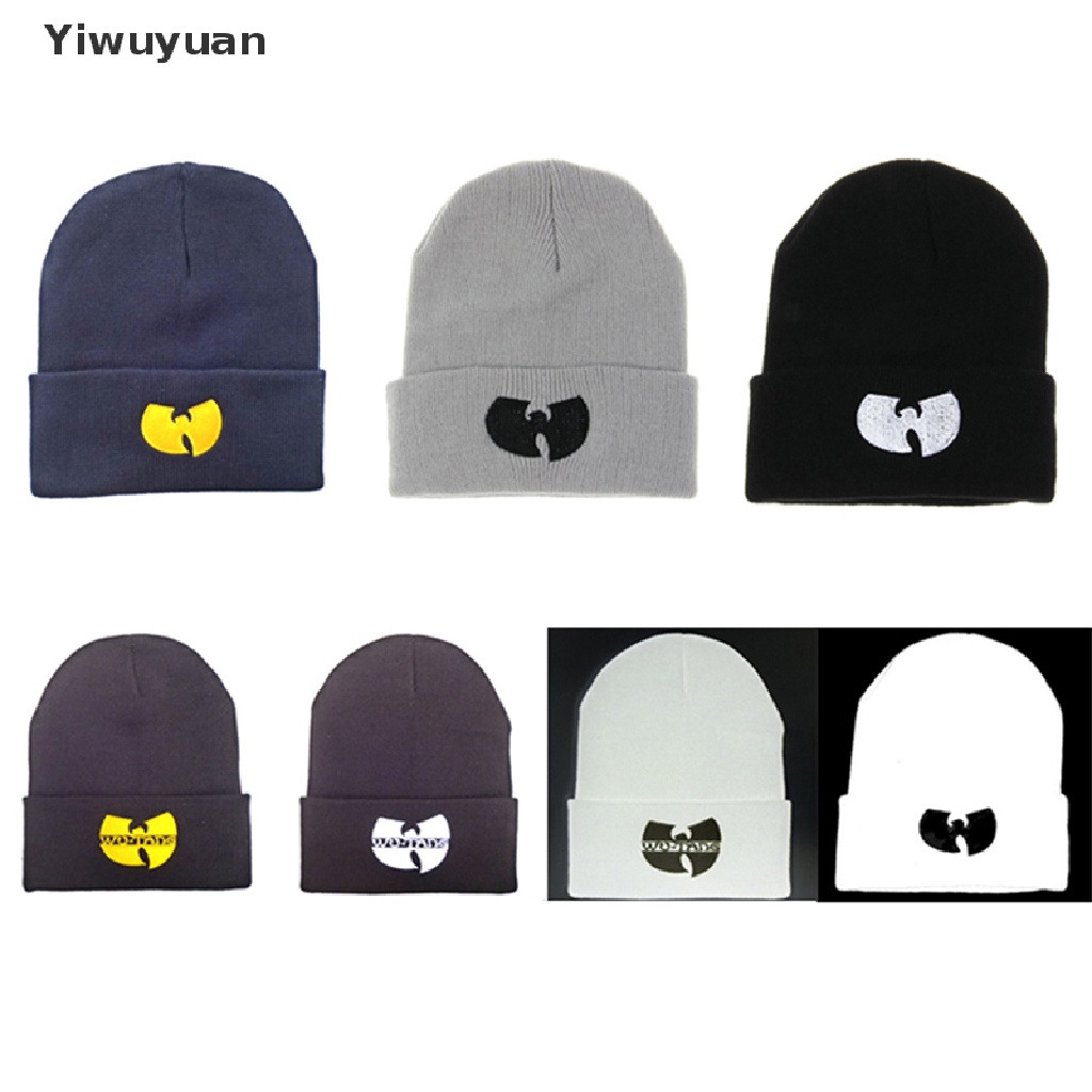 < Yiwuyuan > WU TANG CLAN Mũ beanie Dệt Kim Giữ Ấm Mùa Đông Phong Cách Hip-Hop Cho Nam Và Nữ   Giảm Giá Trên Bán Hàng