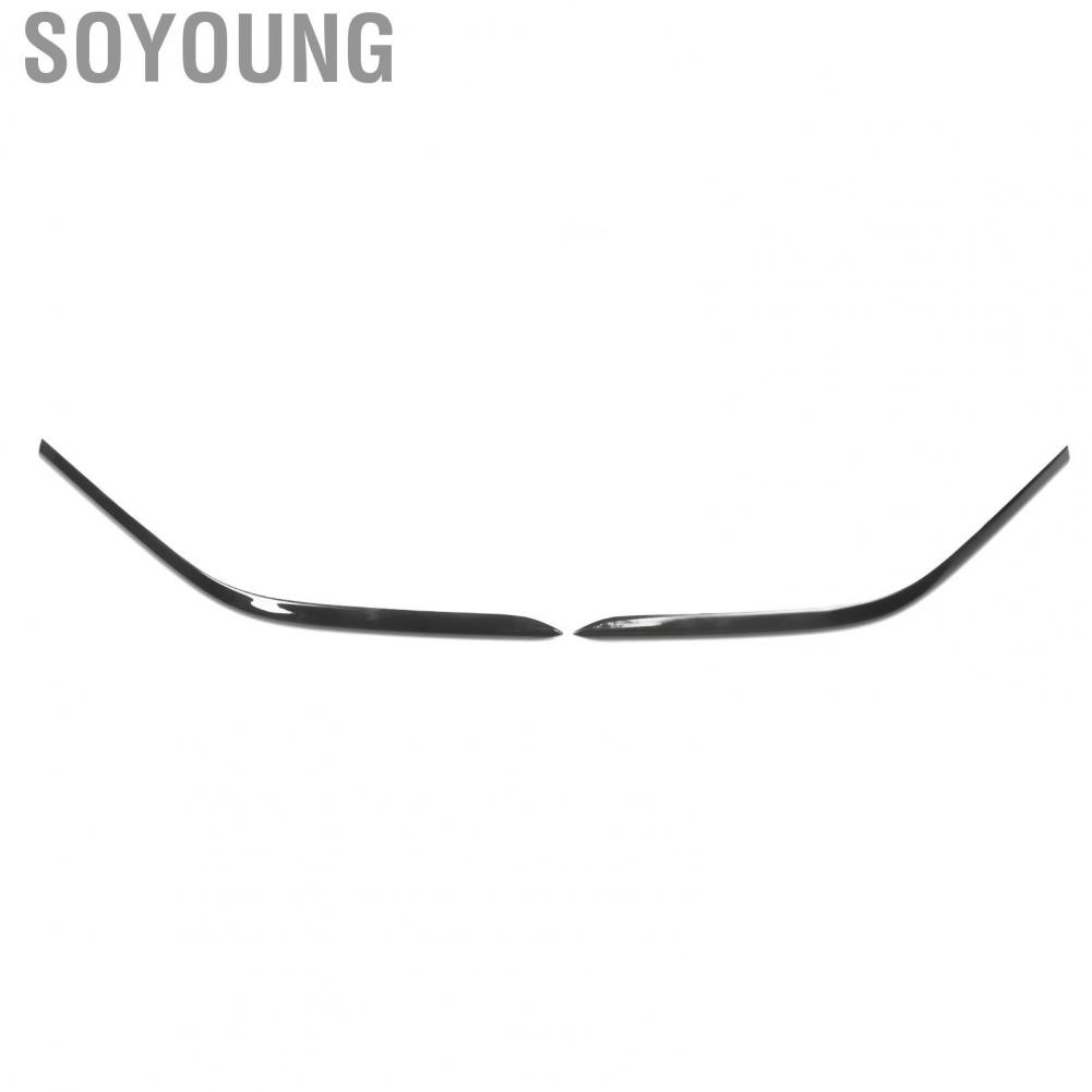 Soyoung Front Fog Light Trim  Scratch Resistant Bumper Lamp Cover Protective Easy Installation Stylish Design for CR-V 2023 Onwards