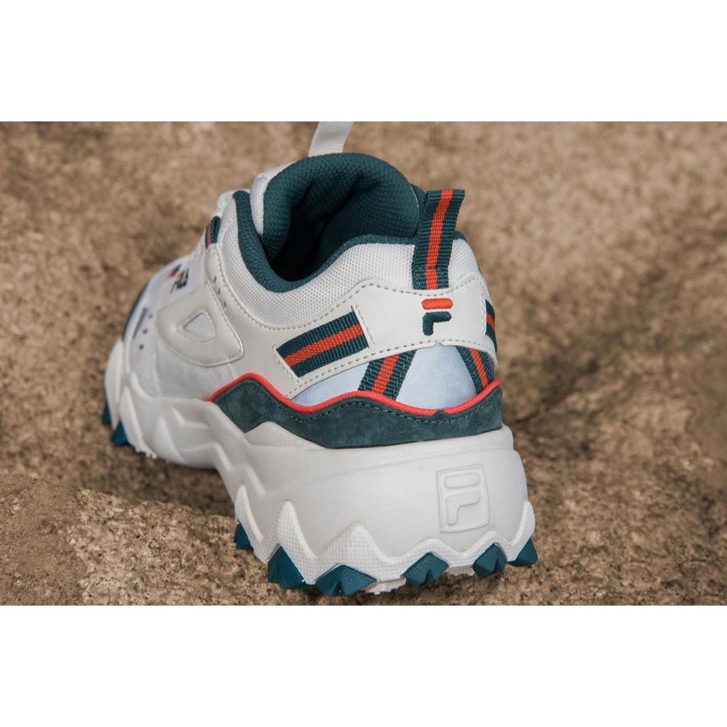 *CHÍNH HÃNG* Giày thể thao Sneaker FILA OAKMENT màu Xanh Lá - Green - Kem