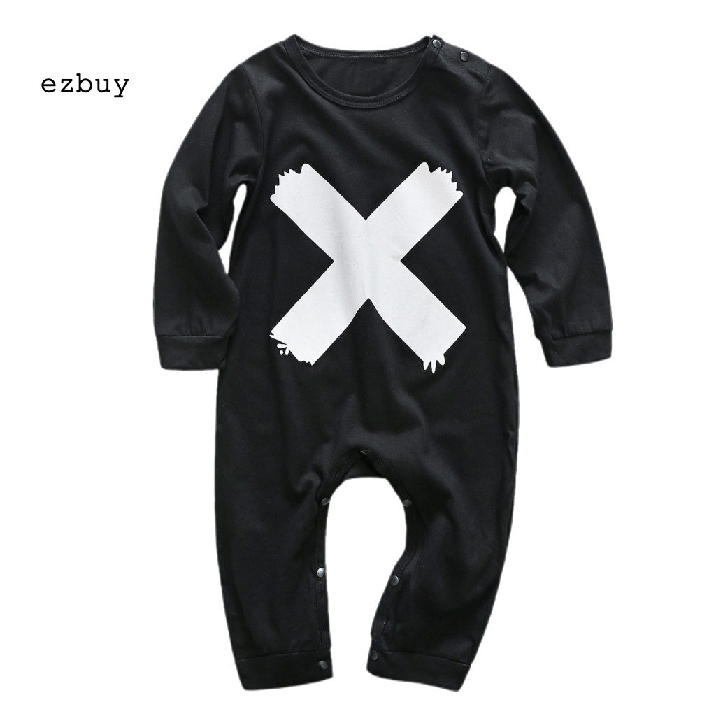 Bộ Áo Liền Quần Bằng Cotton Siêu Mềm Thoáng Khí Thời Trang Mùa Thu Cho Bé