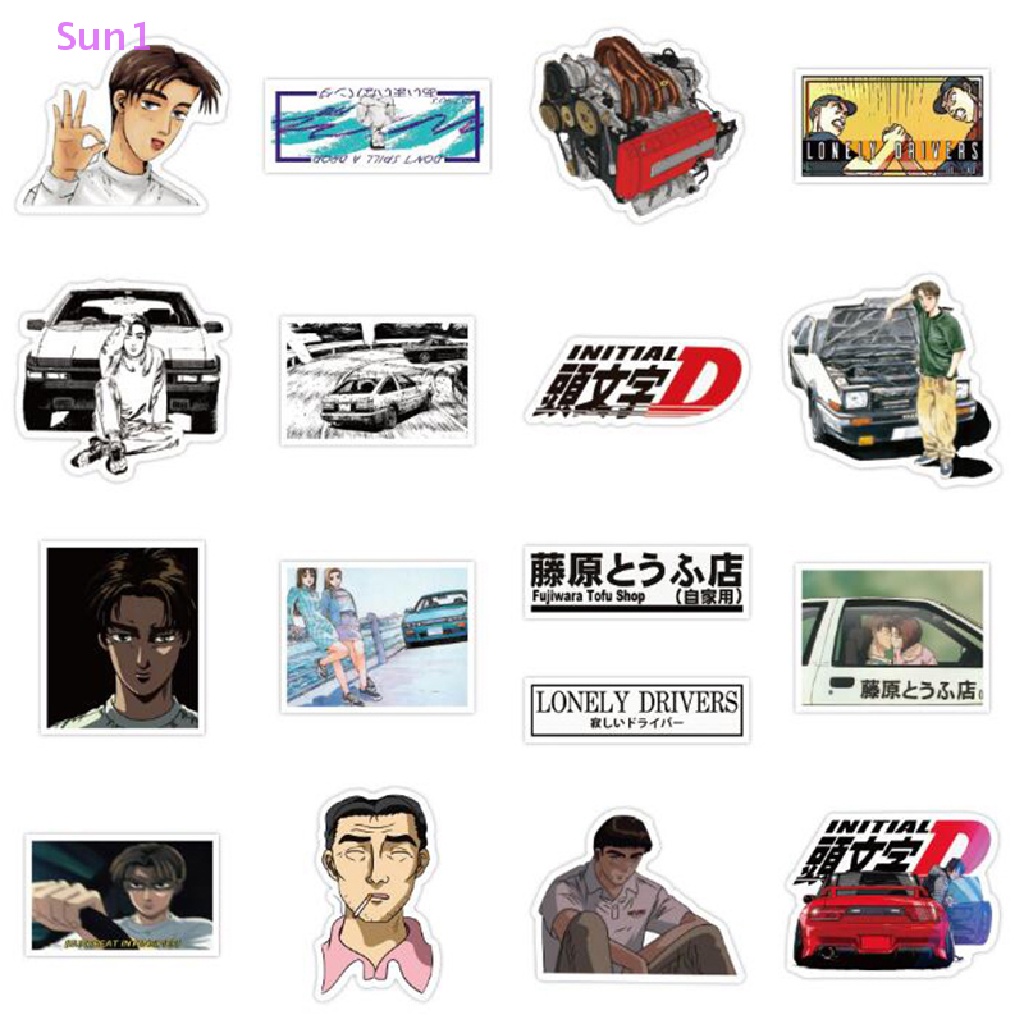 Set 50 Sticker Dán Trang Trí Đàn Guitar Bằng PVC Chống Nước Tiện Dụng