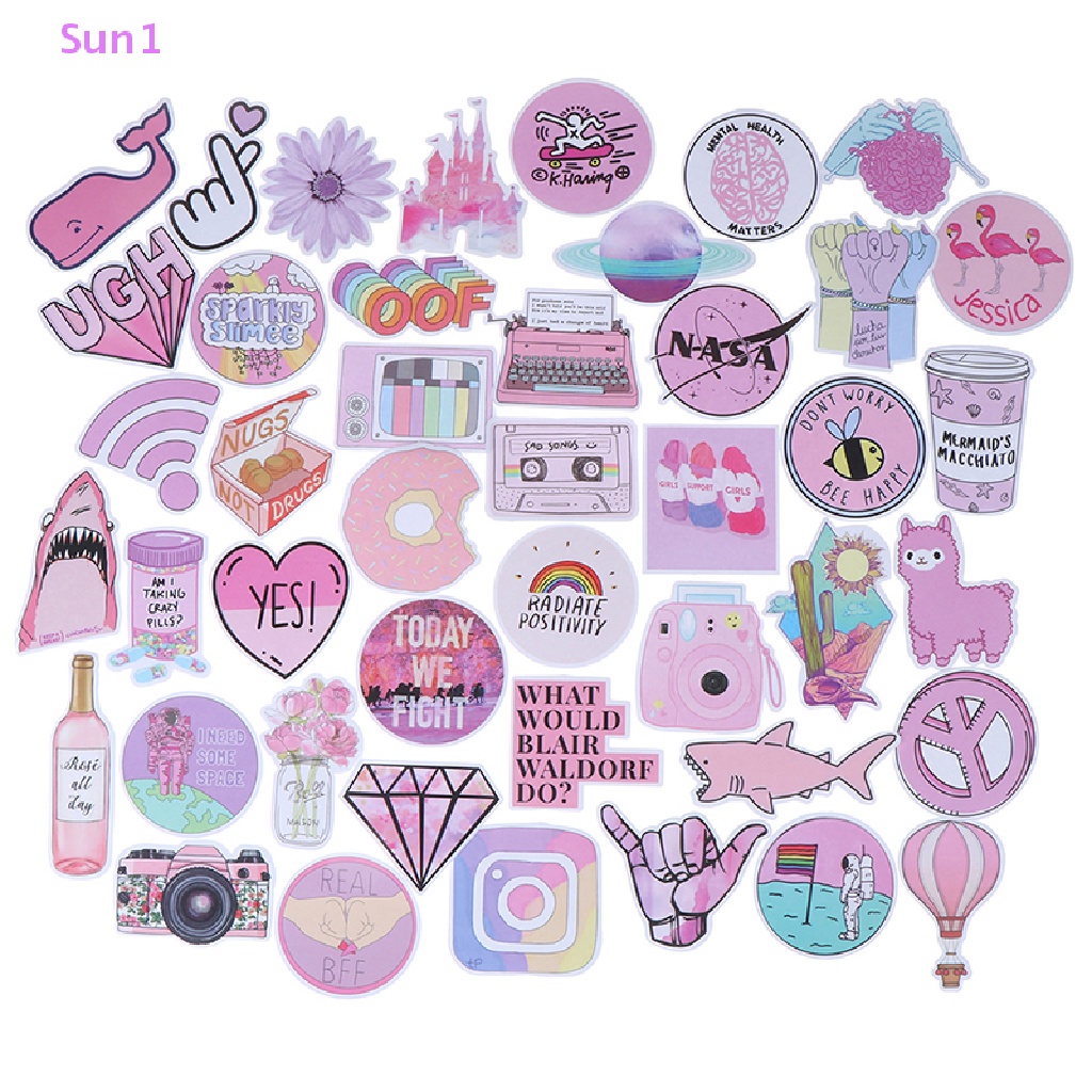 Set 53 Túi Đựng Sổ Tay / Hành Lý / Xe Hơi / Xe Tải Màu Hồng Đáng Yêu Sun1 &gt;