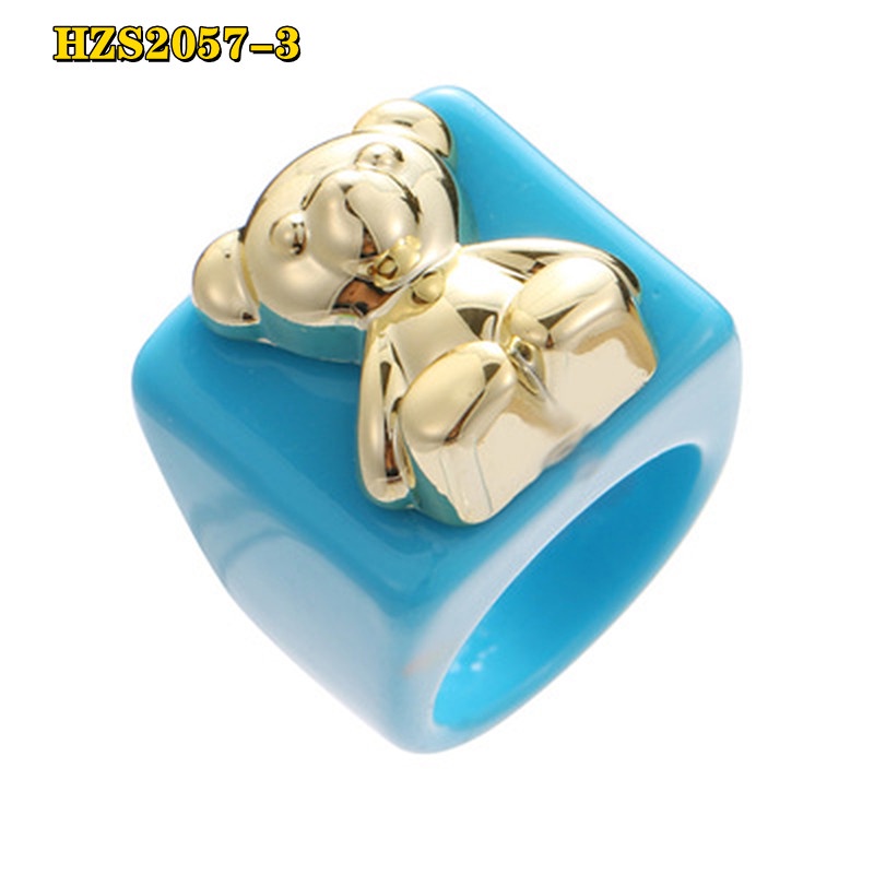 Gấu Hình Học Bằng Nhựa Acrylic Đính Đá Nhiều Màu Sắc Kẹo Ngọt Mới