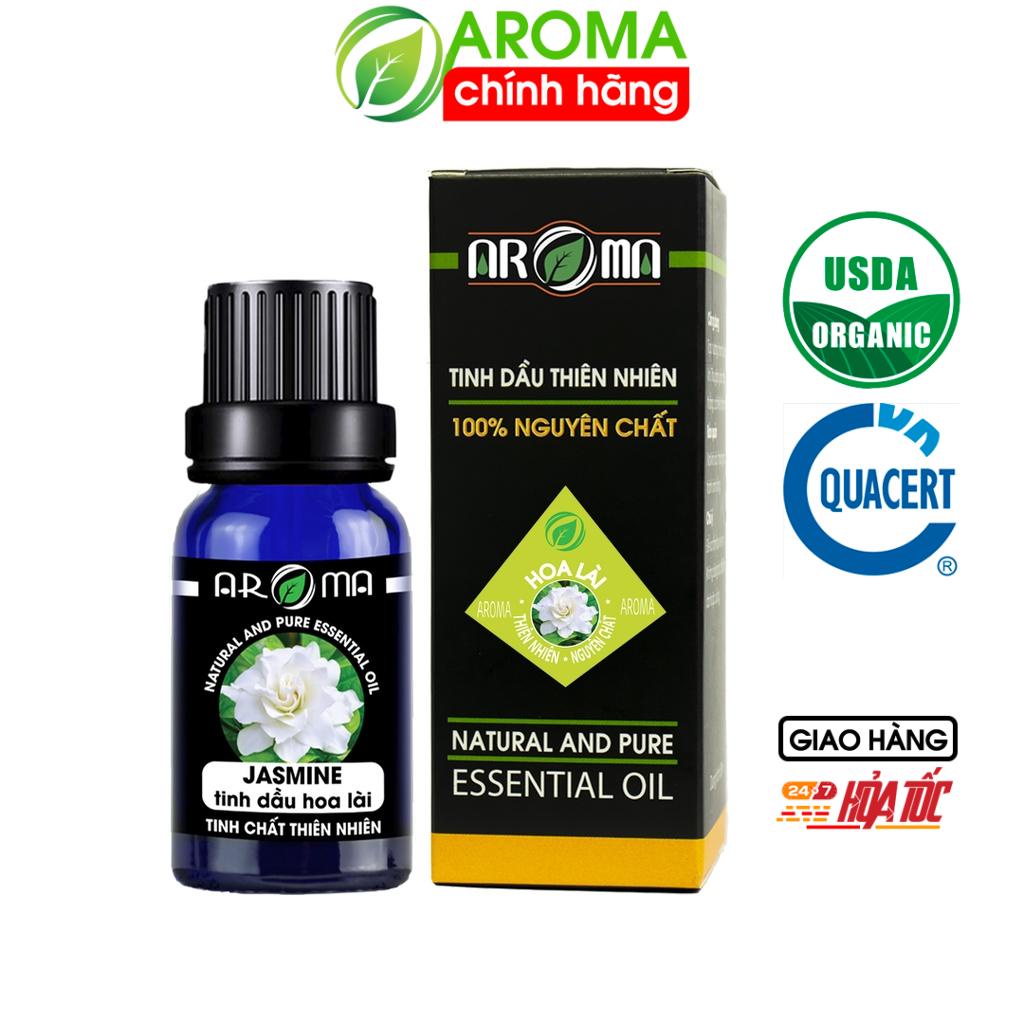 Tinh dầu Hoa lài Aroma Jasmine essential oil, tinh dầu thơm phòng, đánh thức cảm xúc ngọt ngào