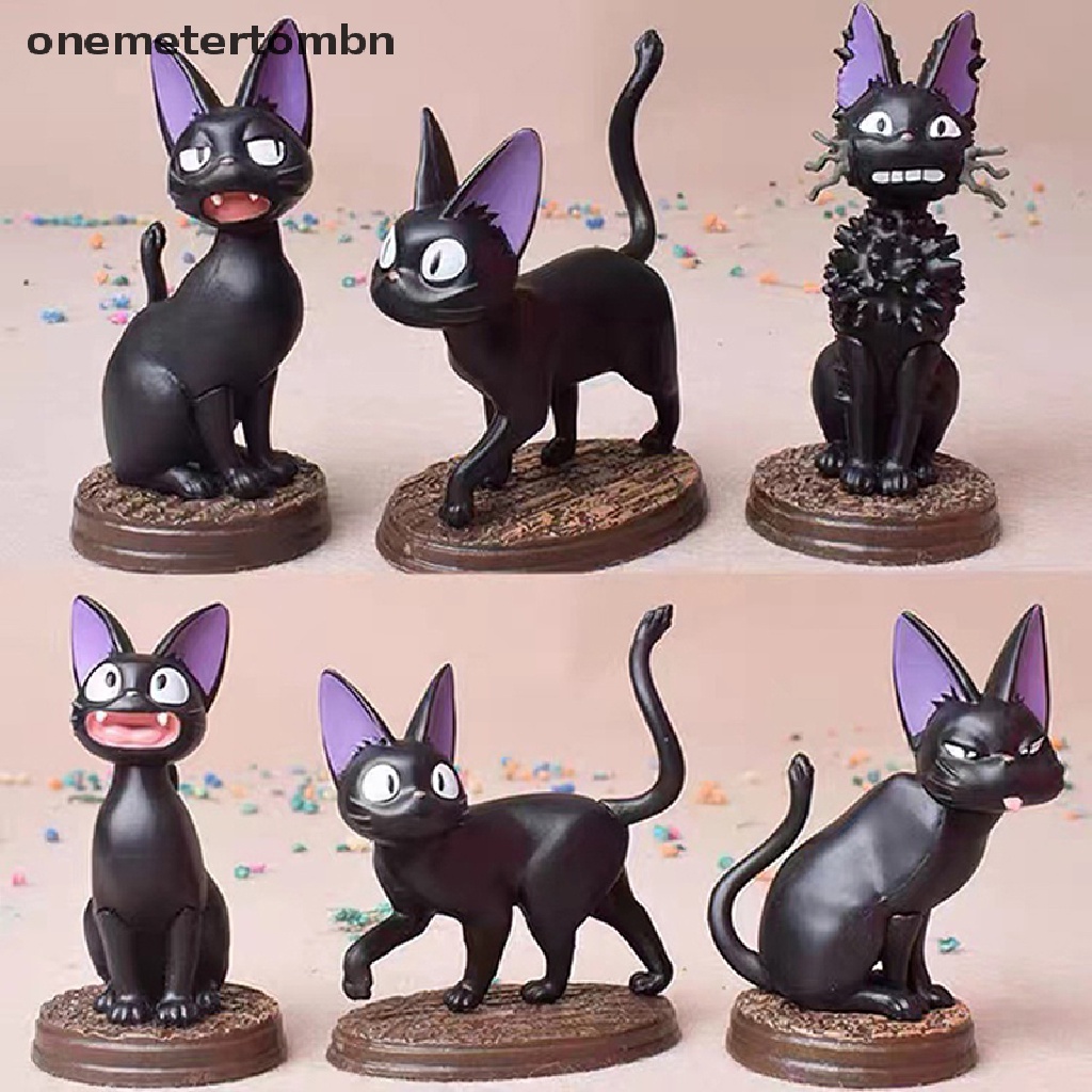 Đồ trang trí Mèo Đen Anime Kiki Dễ Thương Dùng Làm Quà Tặng