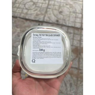 Thố thủy tinh lock&lock glass container 540ml quà tặng từ sữa giá siêu km