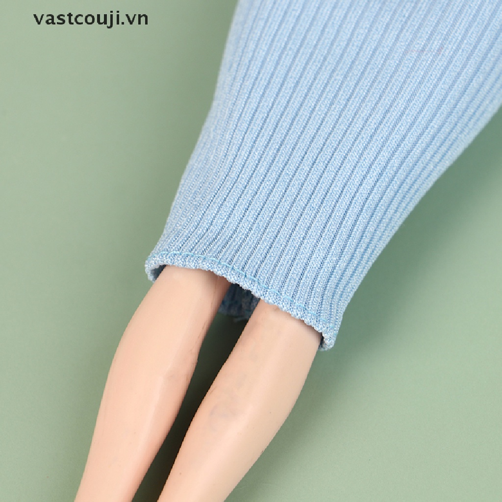 Đầm Dệt Kim Thủ Công Màu Hồng Xinh Xắn Cho Búp Bê VASTJI