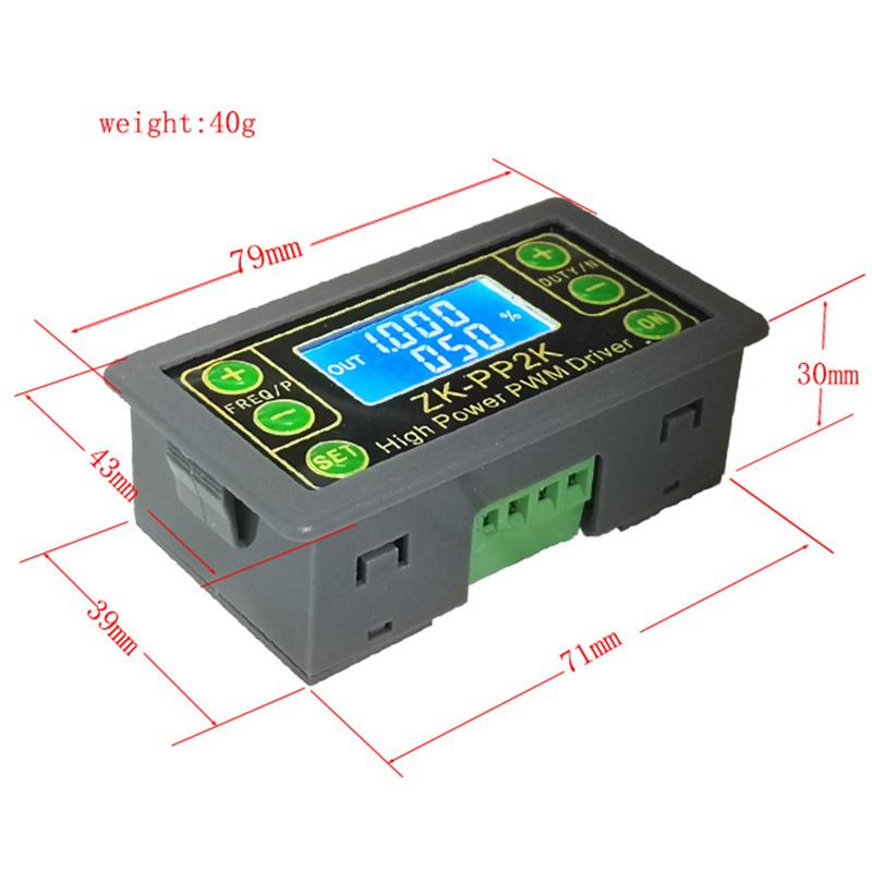 Set 3 Bộ Khuếch Đại Tản Nhiệt Động Cơ ZK-PP2K PWM DC 3.3-30V 12V 24V