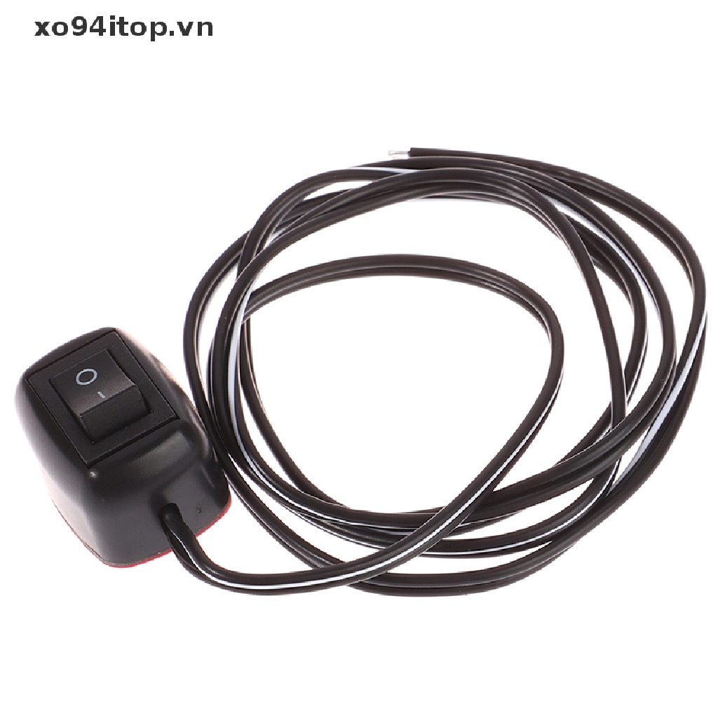 Công Tắc Gạt Chuyển Đổi DC 12V Kèm Dây Cáp 60cm Chuyên Dụng Cho Xe Hơi