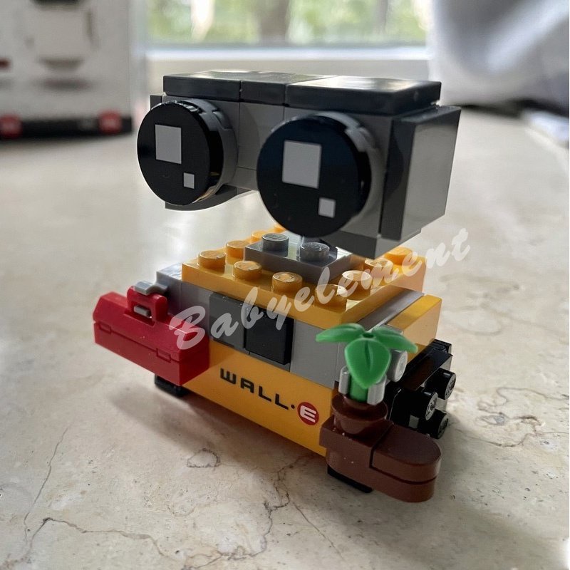 MOC 40619 Bộ Phim Bạn Gái Robot EVE & WALL-E Khối Xây Dựng Thiết Bị Ngoại Vi Vũ Trụ Tương Lai Lắp Ráp Mô Hình Bé Trai Đồ Chơi Quà Tặng