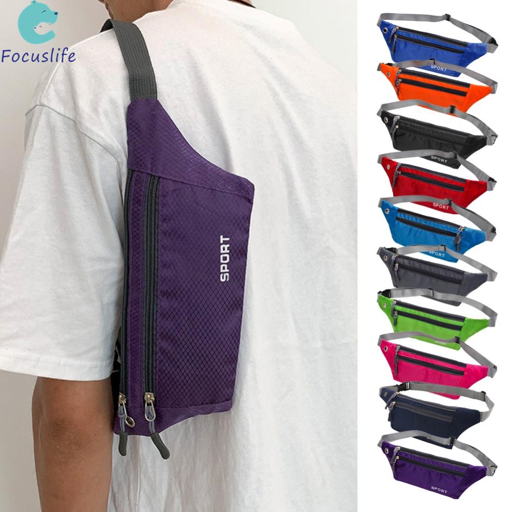 Túi Đeo Hông Chống Thấm Nước Có Khóa Kéo Tiện Dụng Cho Hoạt Động Ngoài Trời