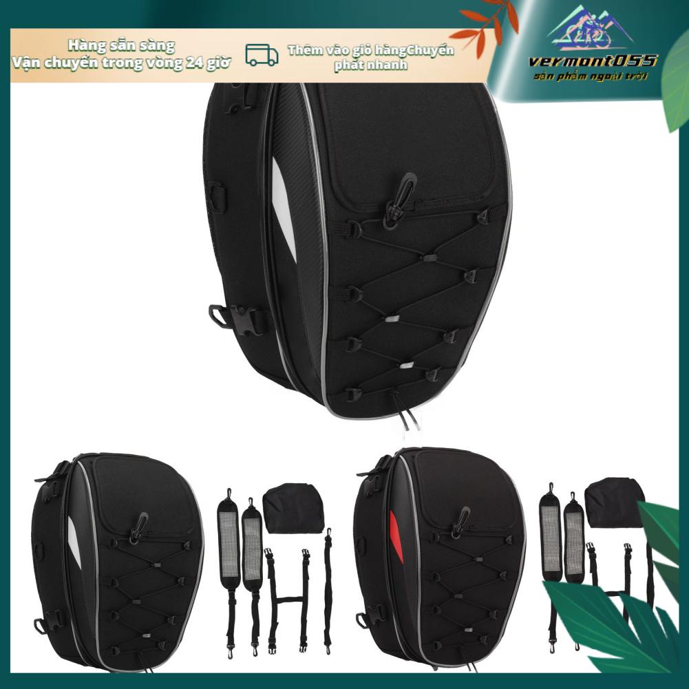 Vermont055 Đuôi Xe Máy Túi Đa Năng Chống Thấm Nước Dáng Cổ Điển Mũ Bảo Hiểm Hành Lý Ba Lô Cho Dirt Bike