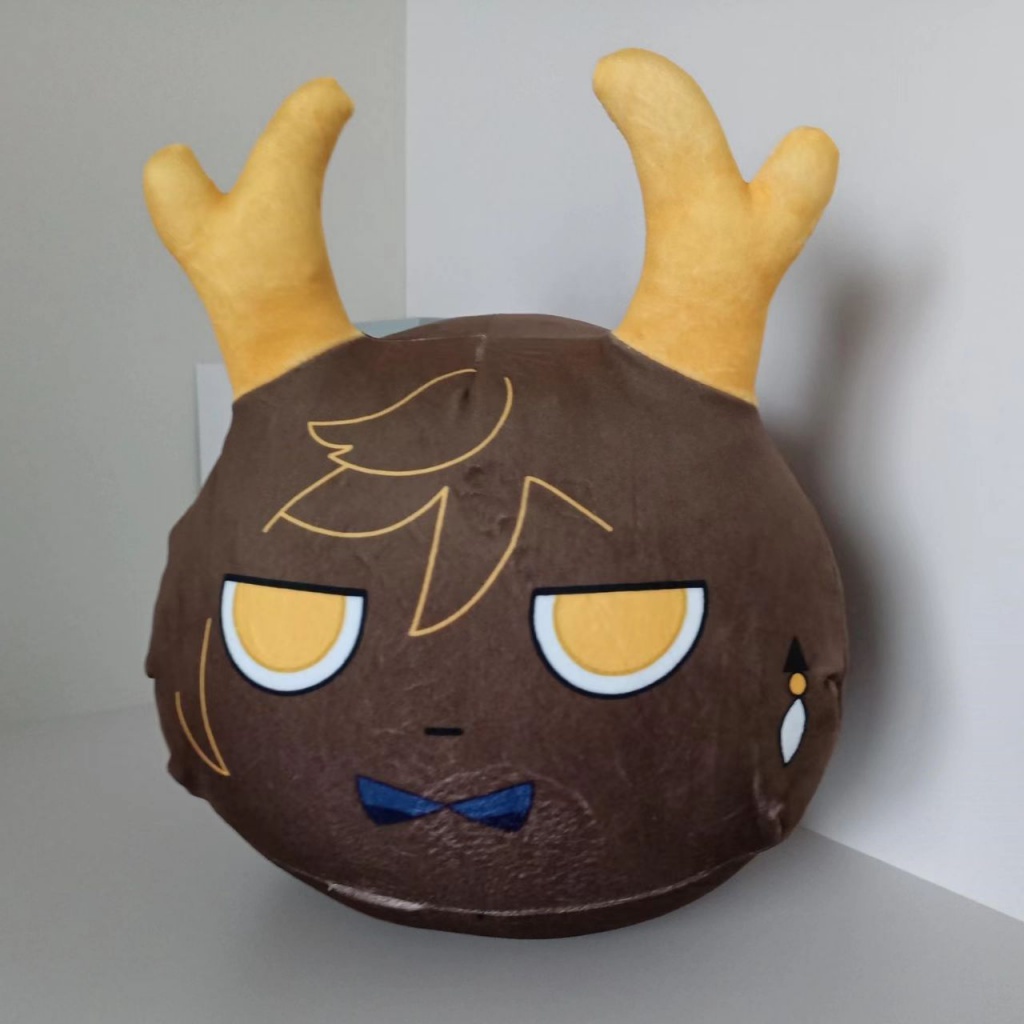 Gối Nhồi Bông Hình Mèo Kunikuzushi Balladeer Scaramouche Game Genshin Va Chạm 30cm