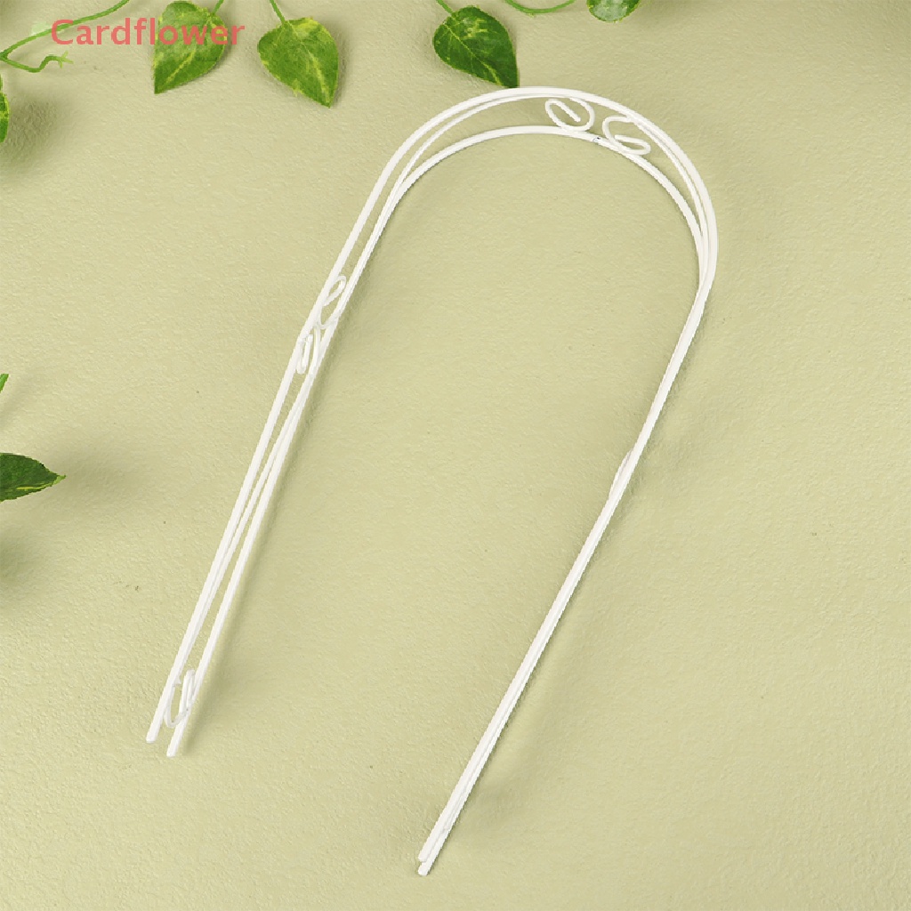 < Cardflower > Mô Hình Cửa Vòm Mini Bằng Sắt Màu Trắng Trang Trí Tiểu Cảnh Nhà Búp Bê