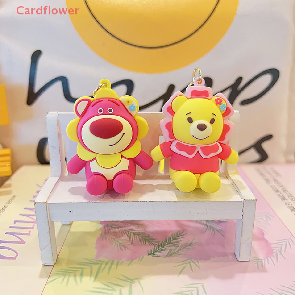 Móc Khóa Hình Gấu Bông Hướng Dương Sáng Tạo Mới