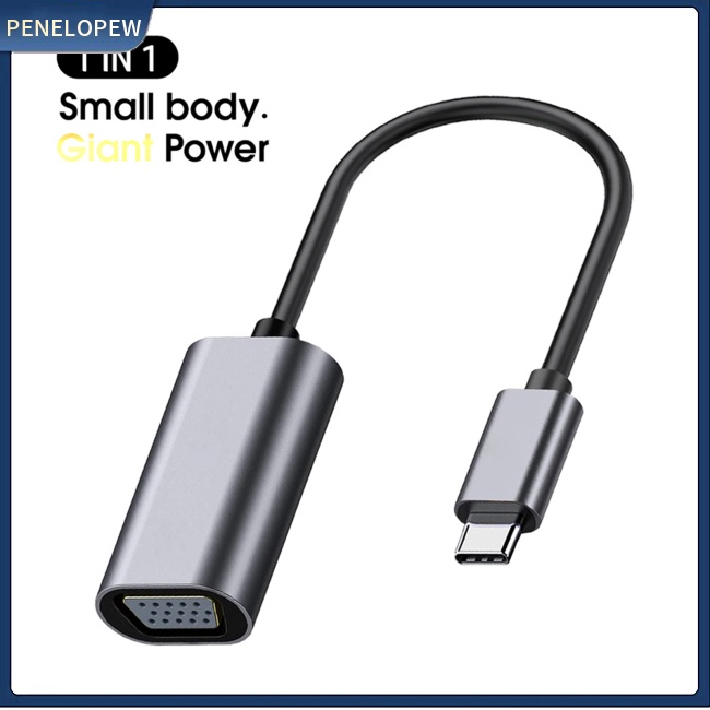Bộ Chuyển Đổi Giao Diện Usb 3.1 10gbps Usb C Sang Vga Cho Máy Chiếu Notebook