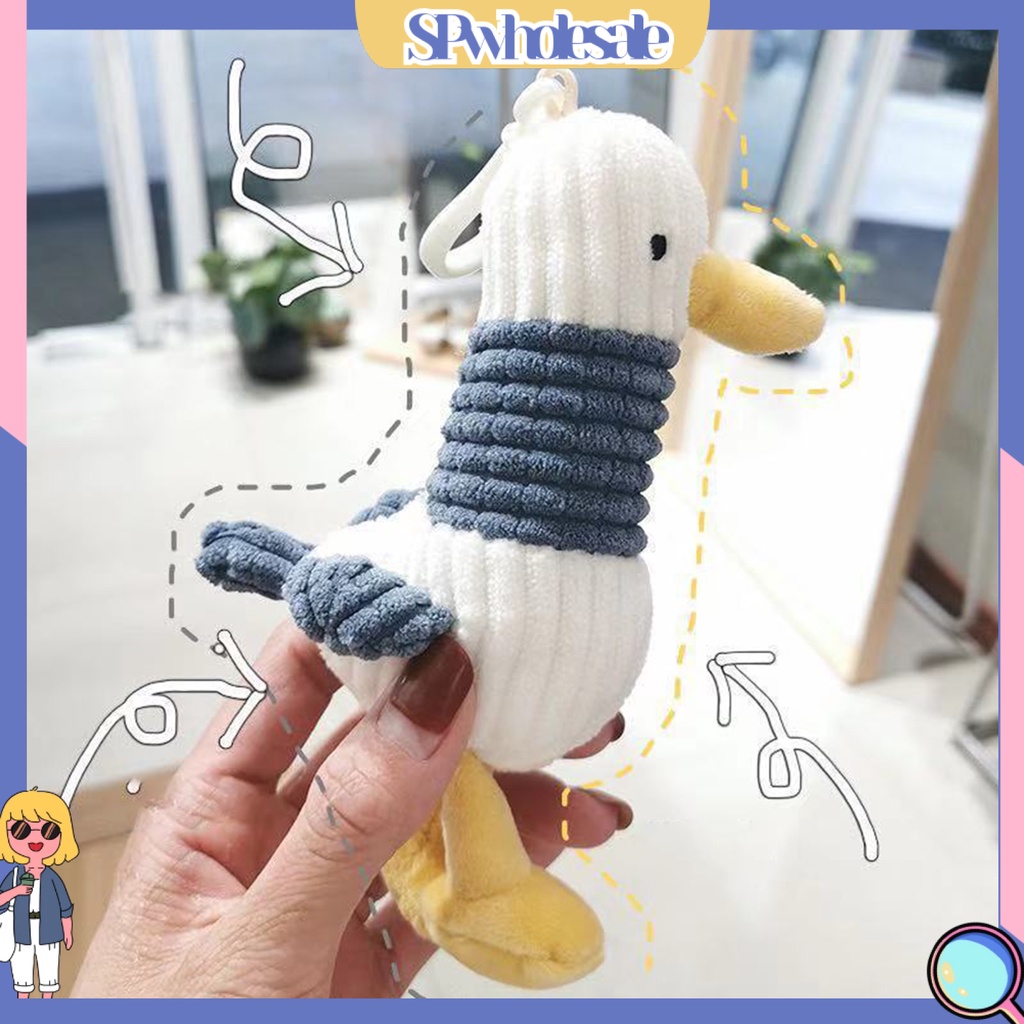 <SPwholesale> Móc Khóa Hình Búp Bê Hoạt Hình Nhồi Bông Đáng Yêu