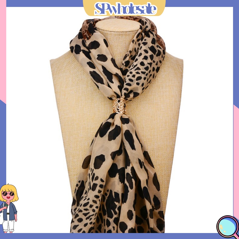 &lt;SPwholesale&gt; Kẹp Khăn Choàng Hình Hoa Hồng Chạm Khắc Thời Trang Cho Nữ