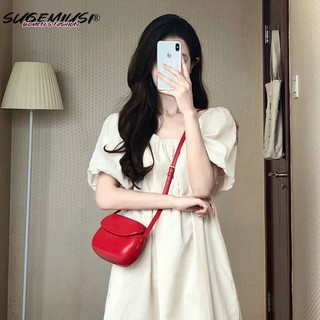 Đầm Dáng Dài Rộng Tay Phồng Thời Trang Mùa Hè Pháp Cho Nữ
