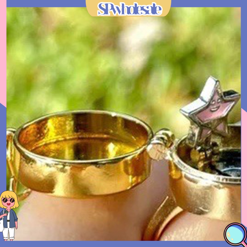 <SPwholesale> Nhẫn Hở Hình Ngôi Sao Hoạt Hình Có Thể Điều Chỉnh Trang Sức Hàng Ngày