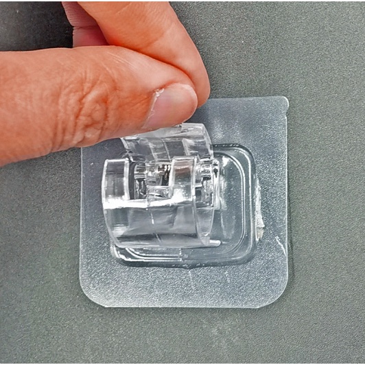 Móc dán đỡ thanh treo trong suốt (GIÁ 1 CÁI)