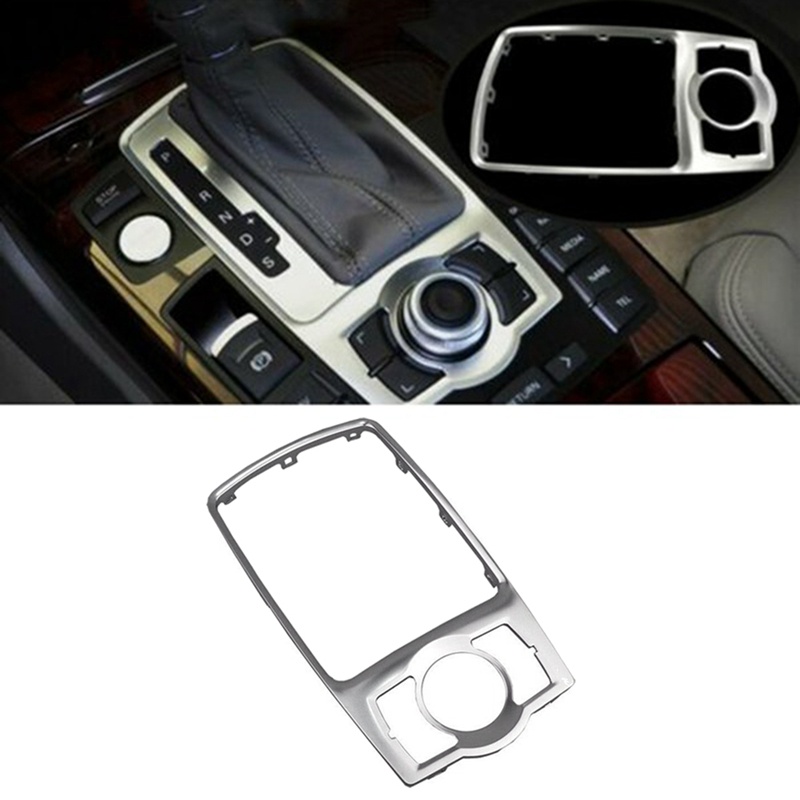 Khung Giữ Núm Gạt Cần Số Cho AUDI A6 C6 AVANT Allroad Quattro 4F0864260Phụ Kiện Trang Trí Xinh Xắn Chất Lượng