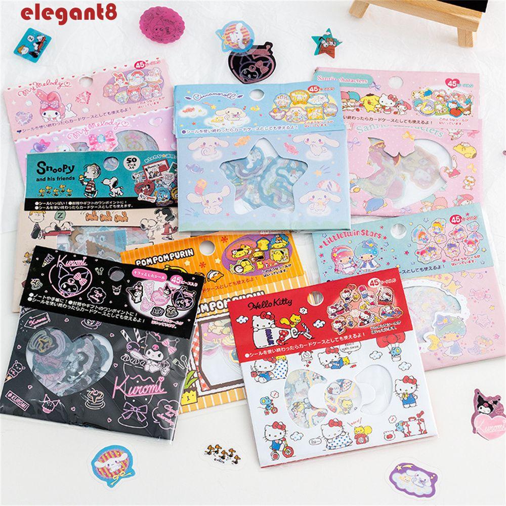 Nhãn Dán PVC Họa Tiết Hoạt Hình Trang Trí Album / Sổ Tay DIY