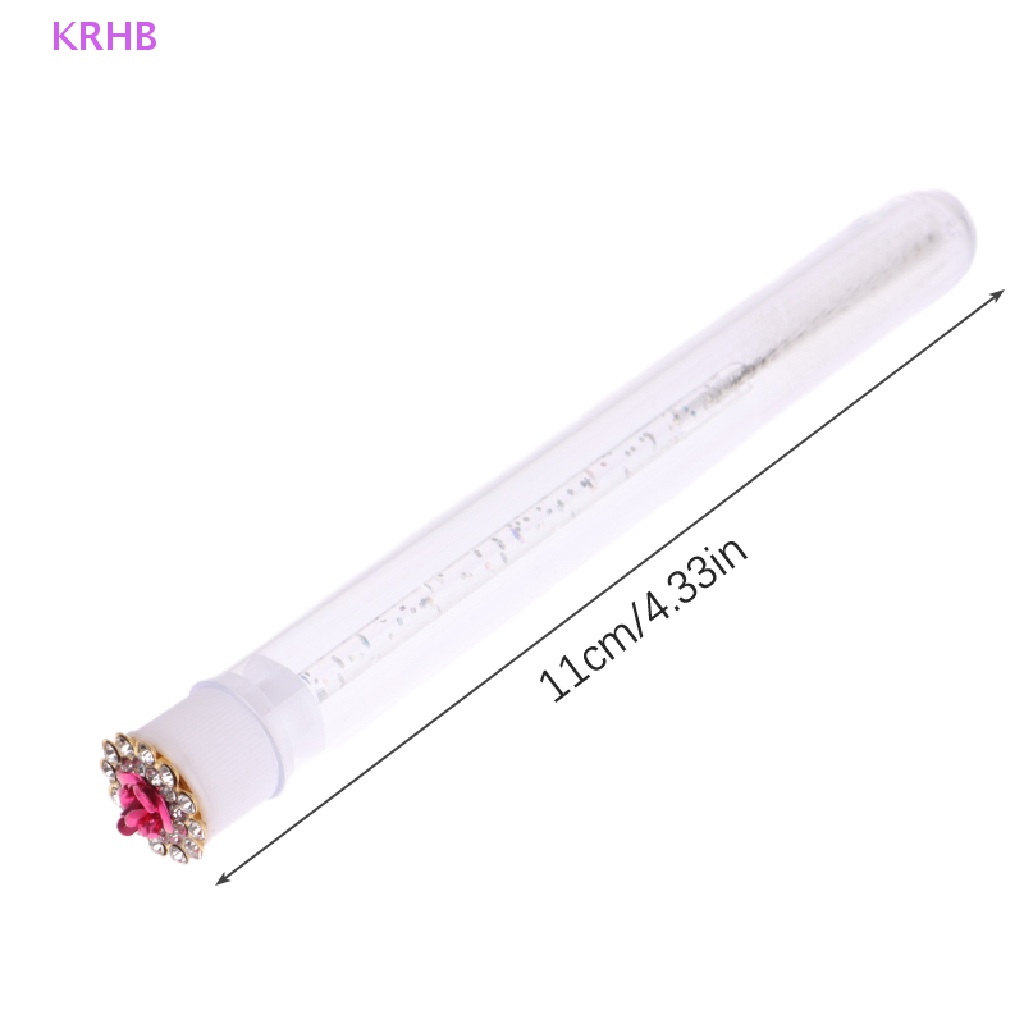 Cọ Chuốt Mascara KRHB Thiết Kế Vỏ Hình Hoa Hồng Đính Kim Cương Sang Trọng