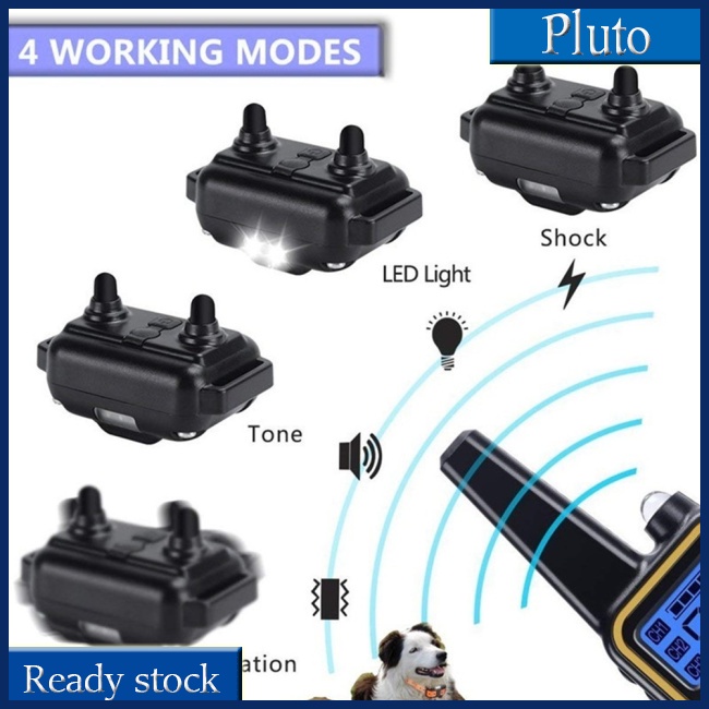 Vòng Cổ Huấn Luyện Chó Điện Tử 800m Có Thể Sạc Lại Được Với Màn Hình Lcd Huấn Luyện