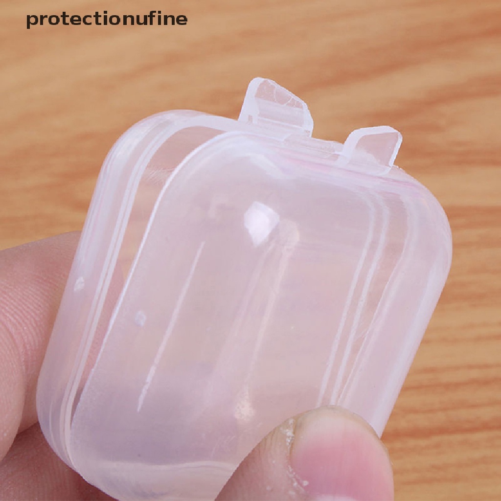 Set 10 Hộp Vuông Trong Suốt Đựng Trang Sức Chống Oxy Hóa