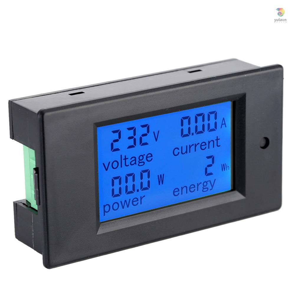 Thiết Bị Kiểm Tra Năng Lượng Điện AC80-260V 20A Màn Hình LCD