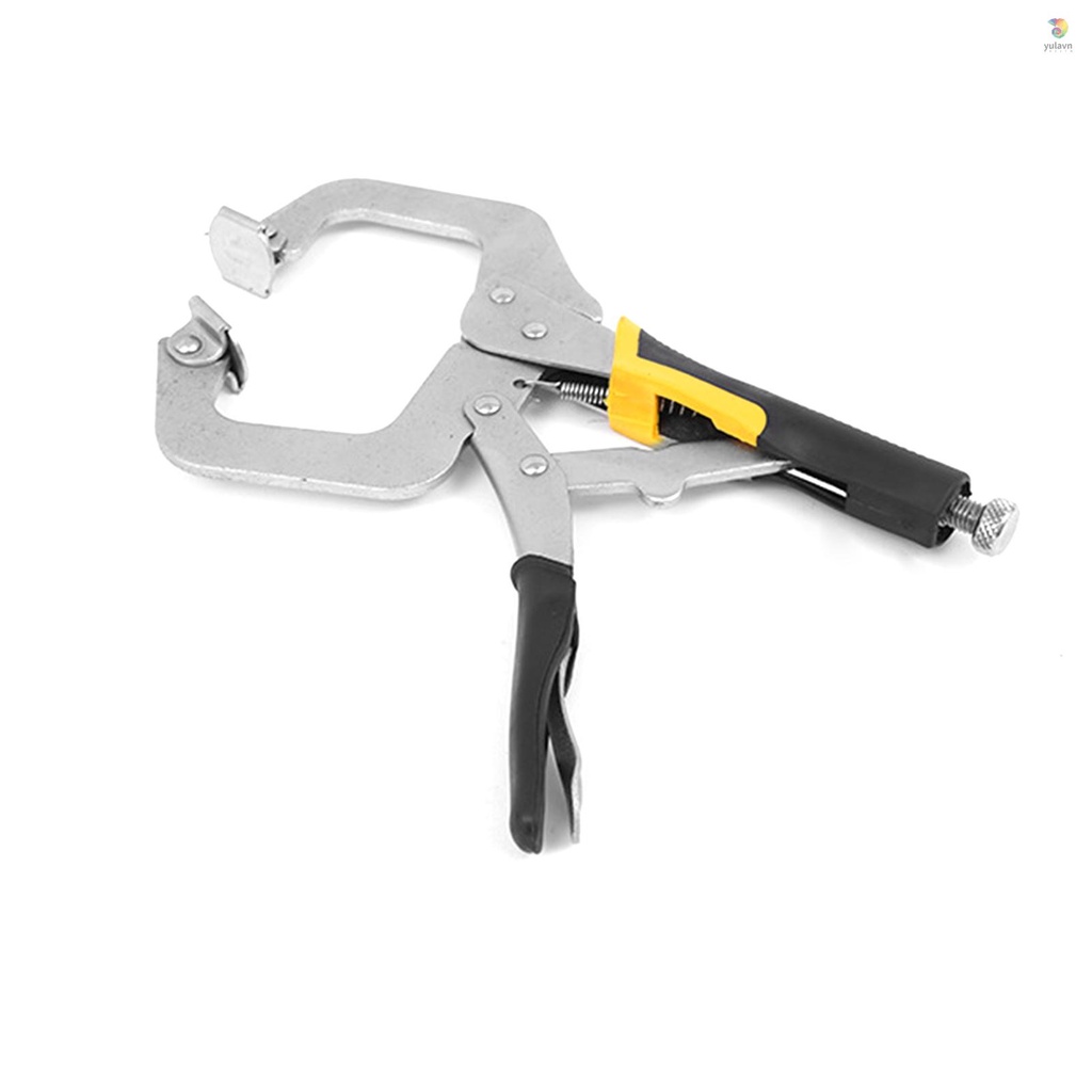 Kìm Khóa Chữ C 11-inch Kèm Kẹp Cao Su Tháo Gỡ Nhanh Tiện Dụng