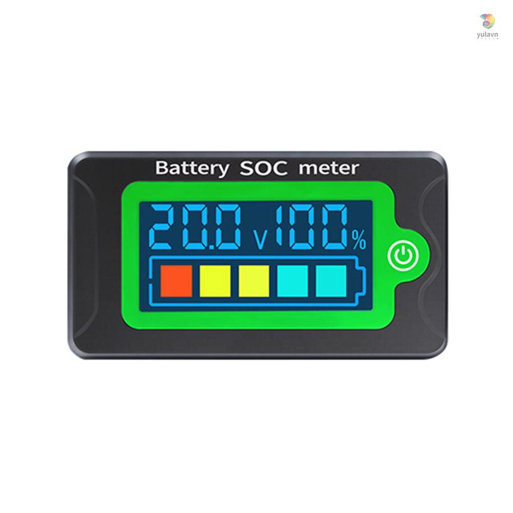 Đồng Hồ Đo Công Suất Pin 8-100V 12.0V 24V 36V 48V 60V 72V Lithium Polymer Chống Thấm Nước