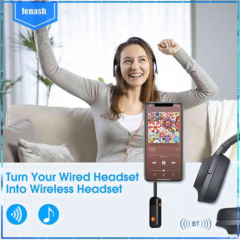 Thiết Bị Nhận Tín Hiệu Bluetooth Không Dây 5.2 3.5MM Cho Tai Nghe / TV