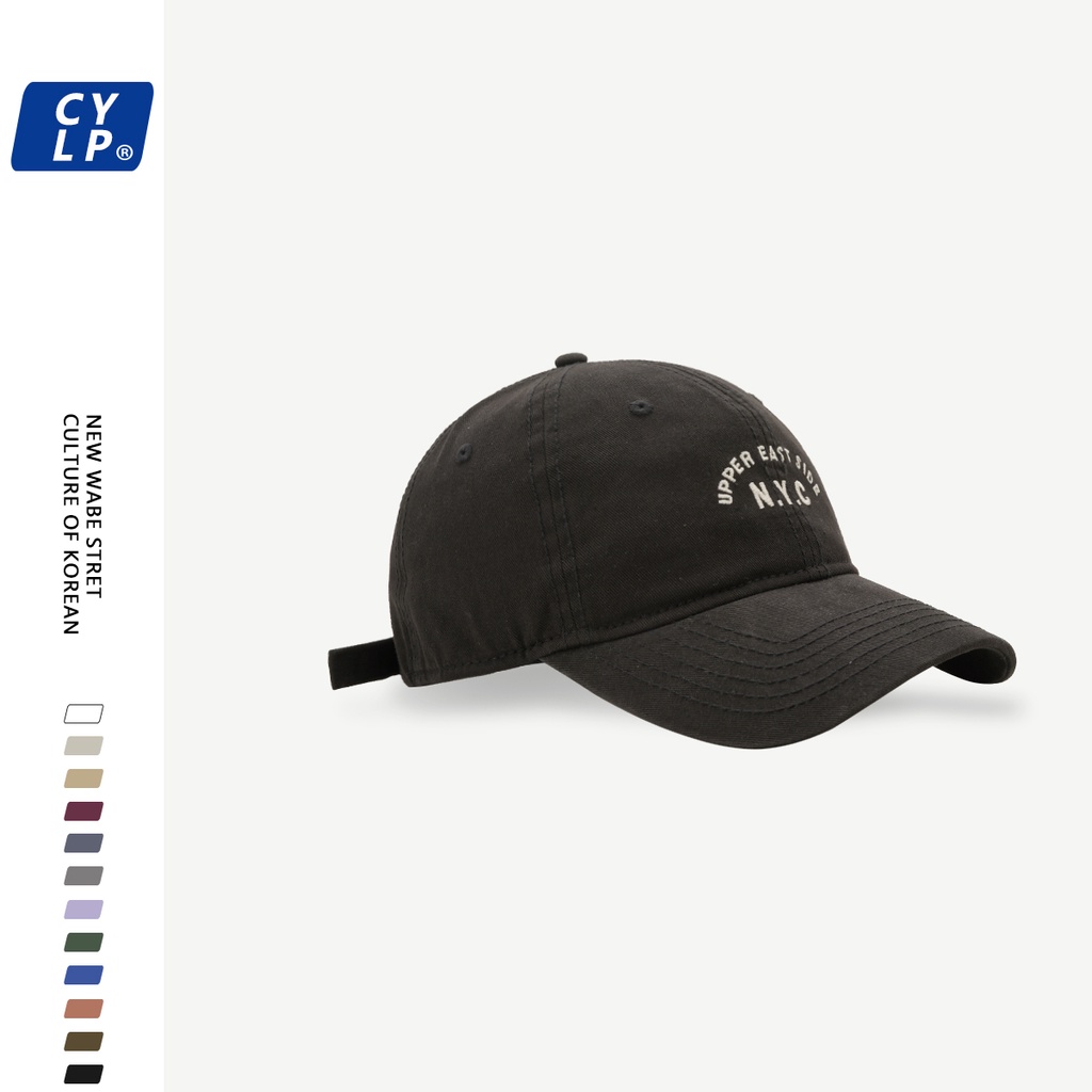Mũ Lưỡi Trai Thêu Chữ NYC Phong Cách Hàn Quốc Chất Lượng Cao