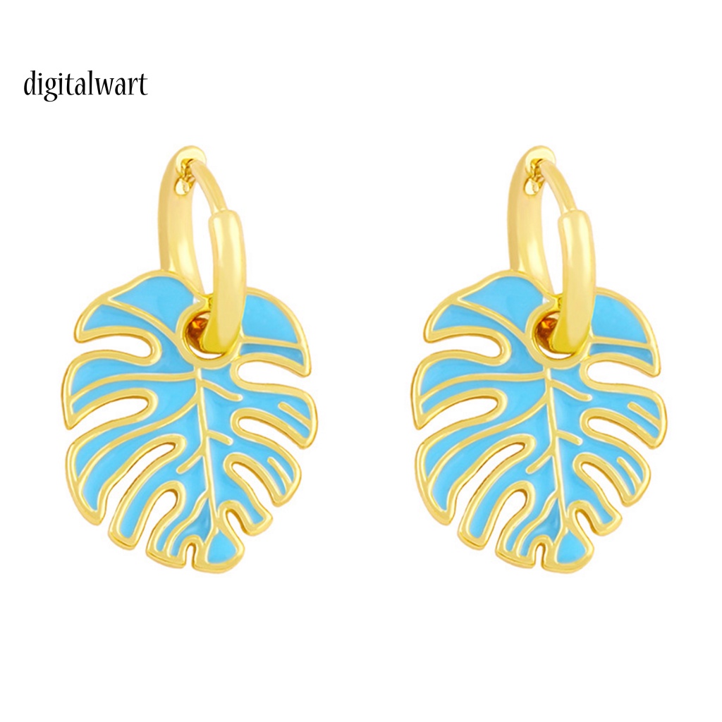 Kỹ Thuật Số| 1 Đôi Bông Tai Hình Chiếc Lá Phong Cách Bohemia Cổ Điển