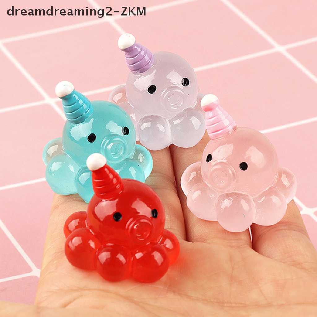 [Dreaming] 1 Tượng Bạch Tuộc Mini Dạ Quang Phát Sáng Trang Trí Tiểu Cảnh [zkm]